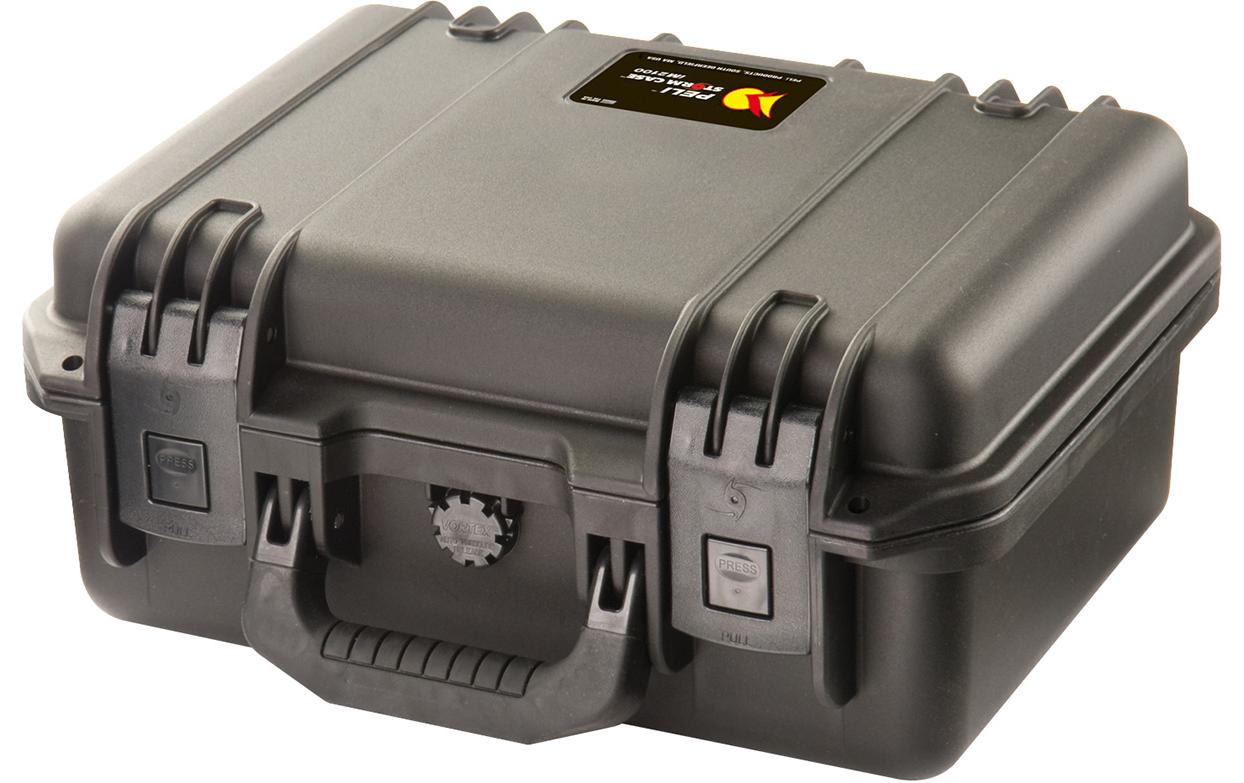 Peli Storm Case iM2100 Schutzkoffer 11,76 l – IP67, Klickverschluss, Schwarz, B 361 × H 165 × T 290 mm