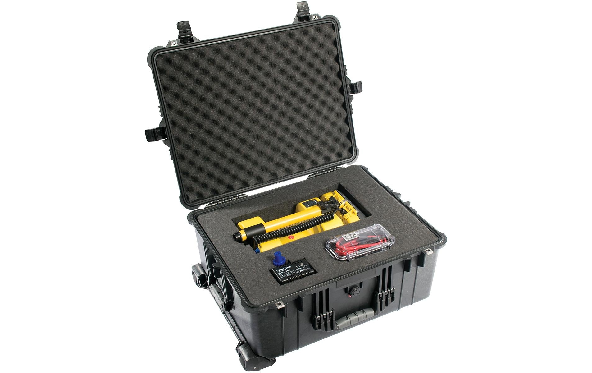 Peli Case 1610 – Hartschalen-Schutzkoffer, 62,4 l, PP, Schwarz, 63 × 30,5 × 49,5 cm