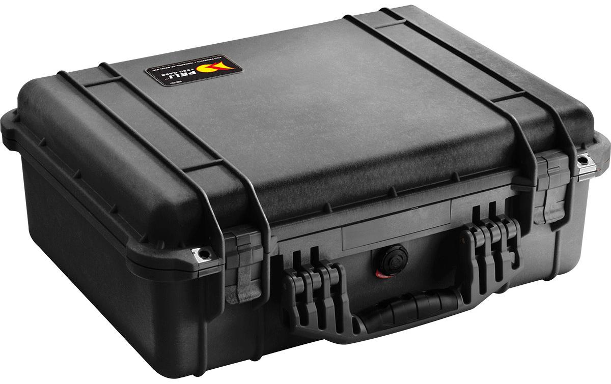 Peli Schutzkoffer 1520 – 24,4 l, Hartschale, Schwarz, 49,9 × 19,1 × 39,3 cm