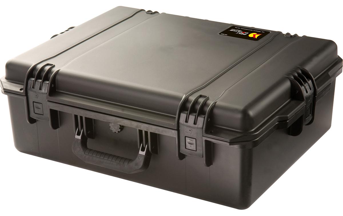 Peli iM2700 Schutzkoffer 49,03 l – mit Klickverschluss, wasserfest, schwarz, B 625 × H 218 × T 500 mm