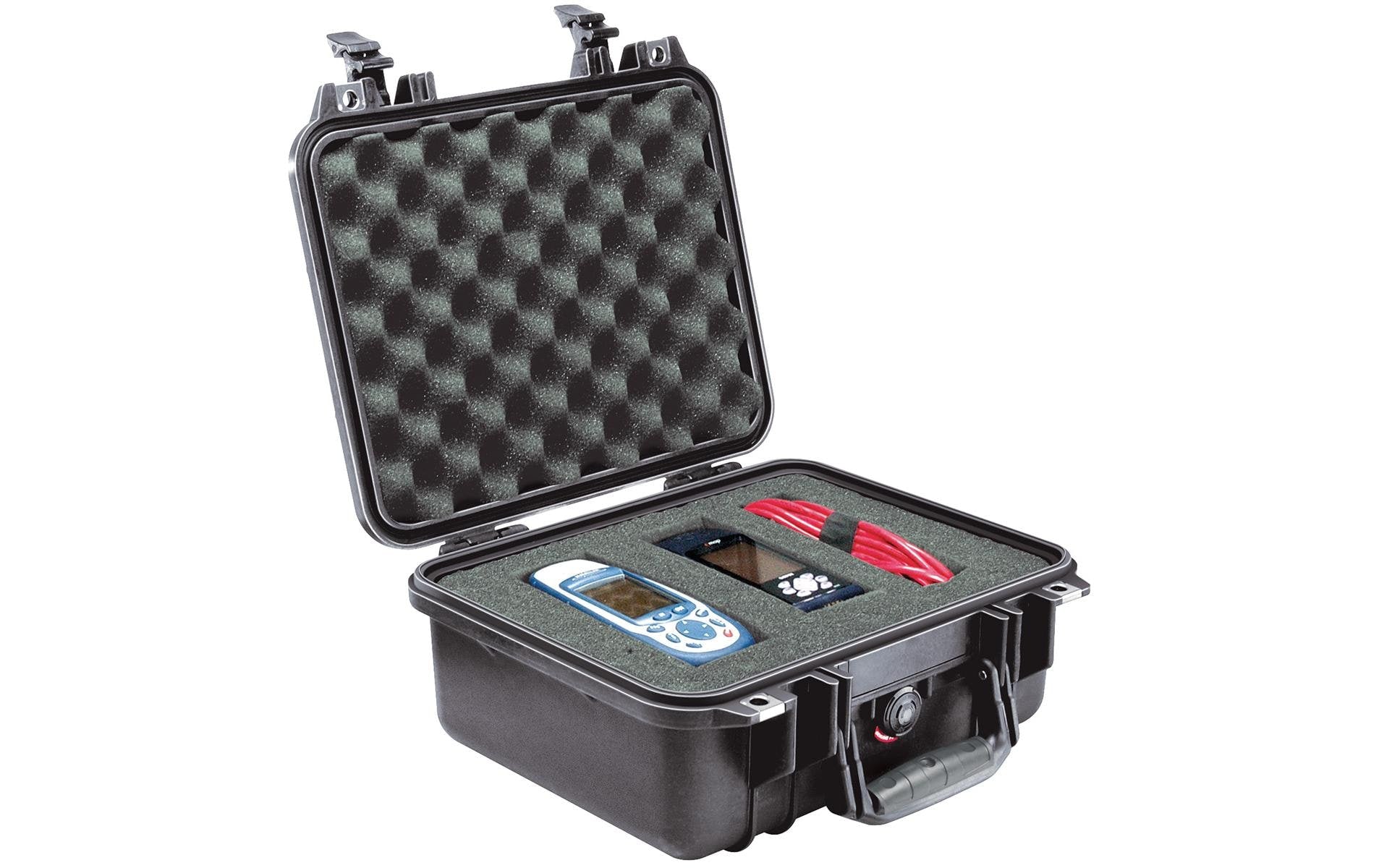 Peli Schutzkoffer 1400 – 8,99 l, Hartschale PP, Schwarz, 34,7 × 14,6 × 29,5 cm