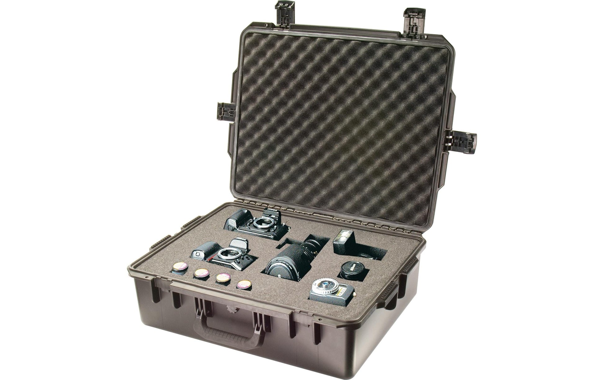 Peli iM2700 Schutzkoffer 49,03 l – mit Klickverschluss, wasserfest, schwarz, B 625 × H 218 × T 500 mm