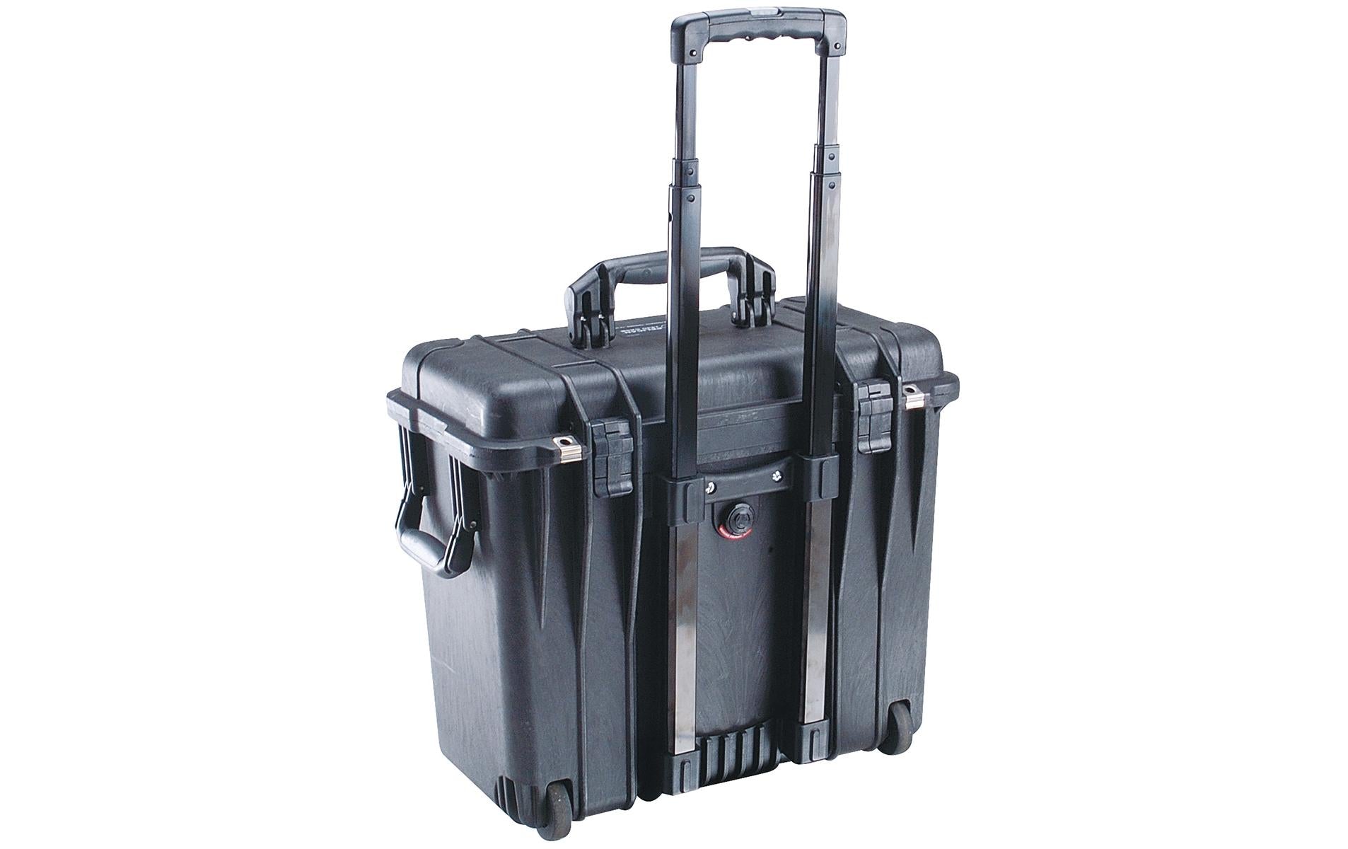 Peli Case 1440 Schutzkoffer 33,63 l – mit 2 Rollen, Trolley, IP67, Schwarz, PP, B 500 × H 457 × T 305 mm