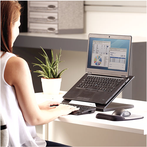 Fellowes Designer Suites Notebookhalter – Kunststoff, schwarz