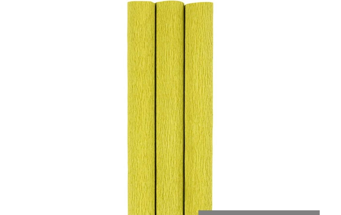 Creativ Company Krepppapier-Rolle – 25 cm × 60 cm, Hellgrün – 3 Rollen