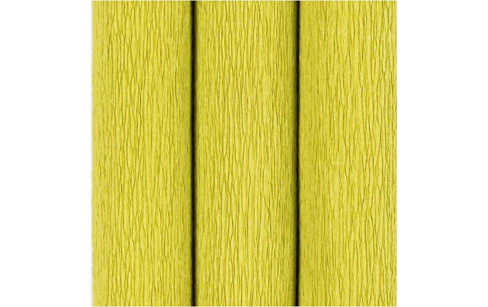 Creativ Company Krepppapier-Rolle – 25 cm × 60 cm, Hellgrün – 3 Rollen