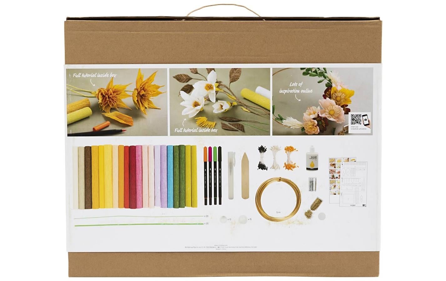 Creativ Company Krepppapier-Set – 240-teilig – Papier, Mehrfarbig – ab 10 Jahren