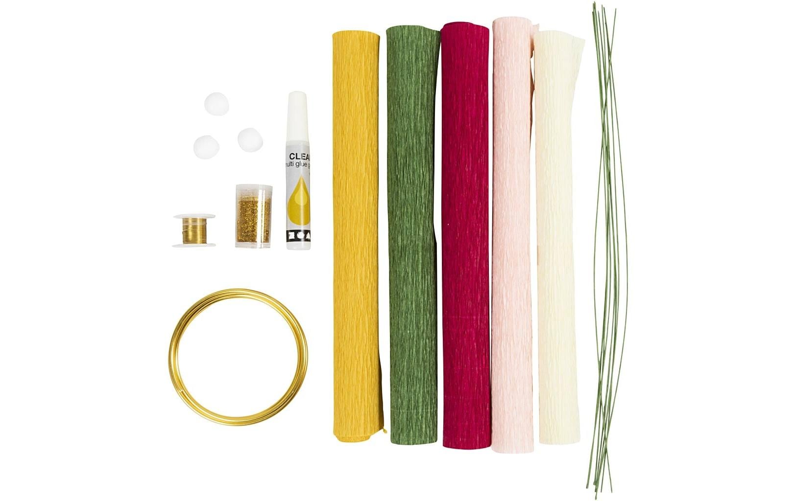 Creativ Company Krepppapier-Set – Bastelset – Mehrfarbig – 1-teilig – Ab 10 Jahren