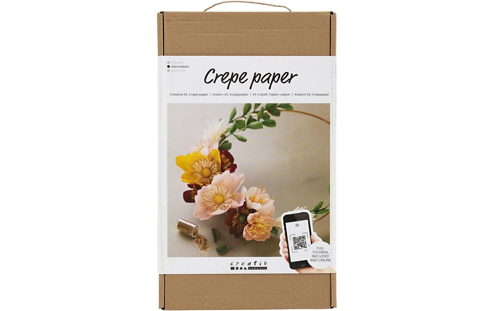 Creativ Company Krepppapier-Set – Bastelset – Mehrfarbig – 1-teilig – Ab 10 Jahren