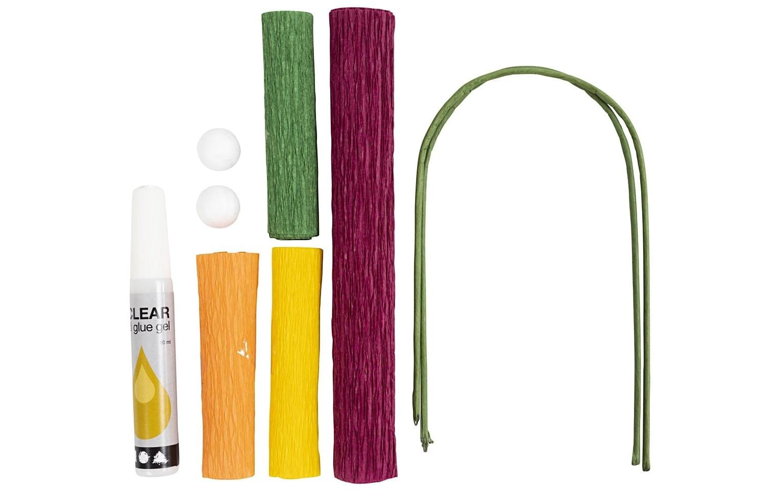 Creativ Company Bastelset Mohn (Krepppapier) – ab 10 Jahren