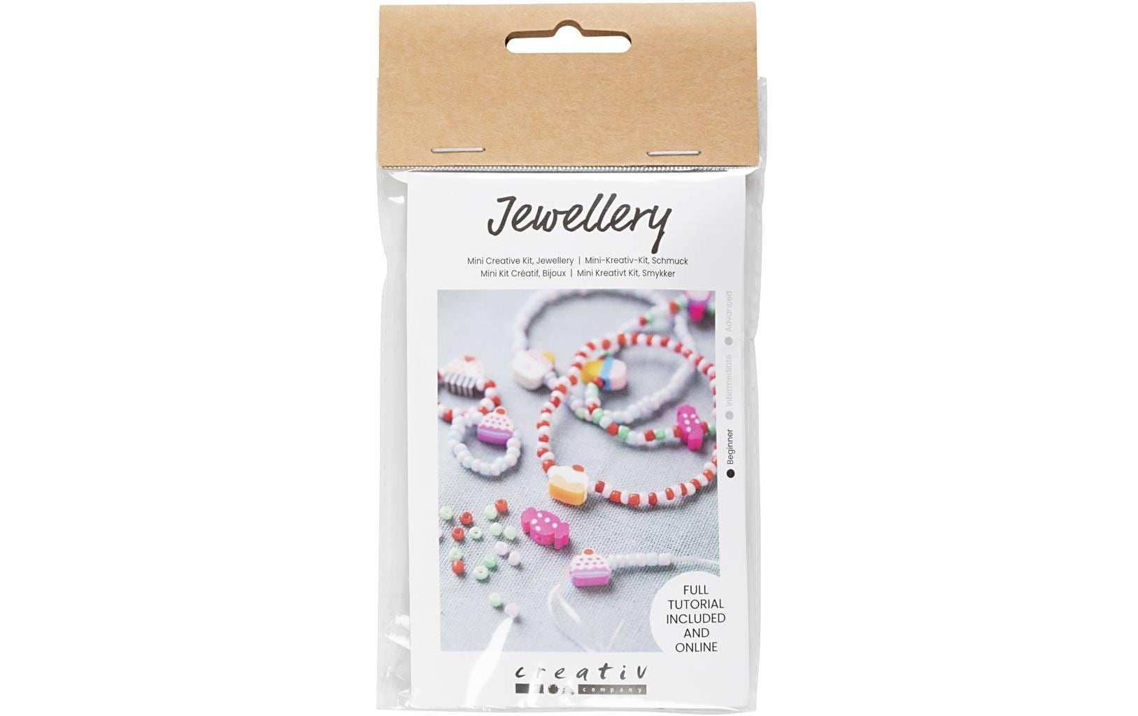 Creativ Company Bastelset Schmuck – mit Perlen und Schnüren – ab 10 Jahren