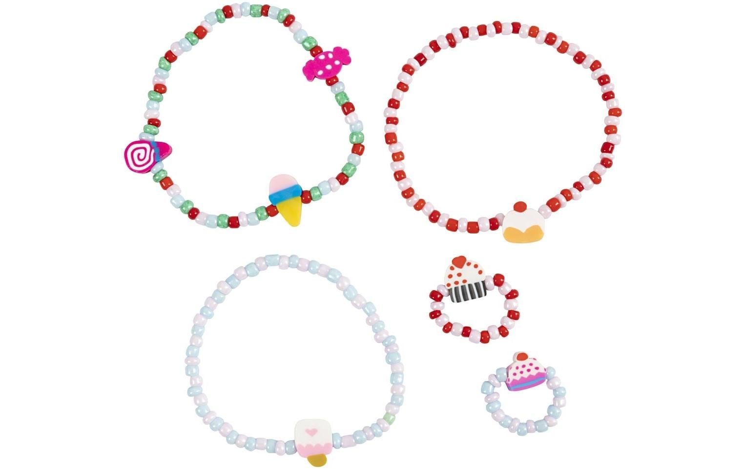 Creativ Company Bastelset Schmuck – mit Perlen und Schnüren – ab 10 Jahren