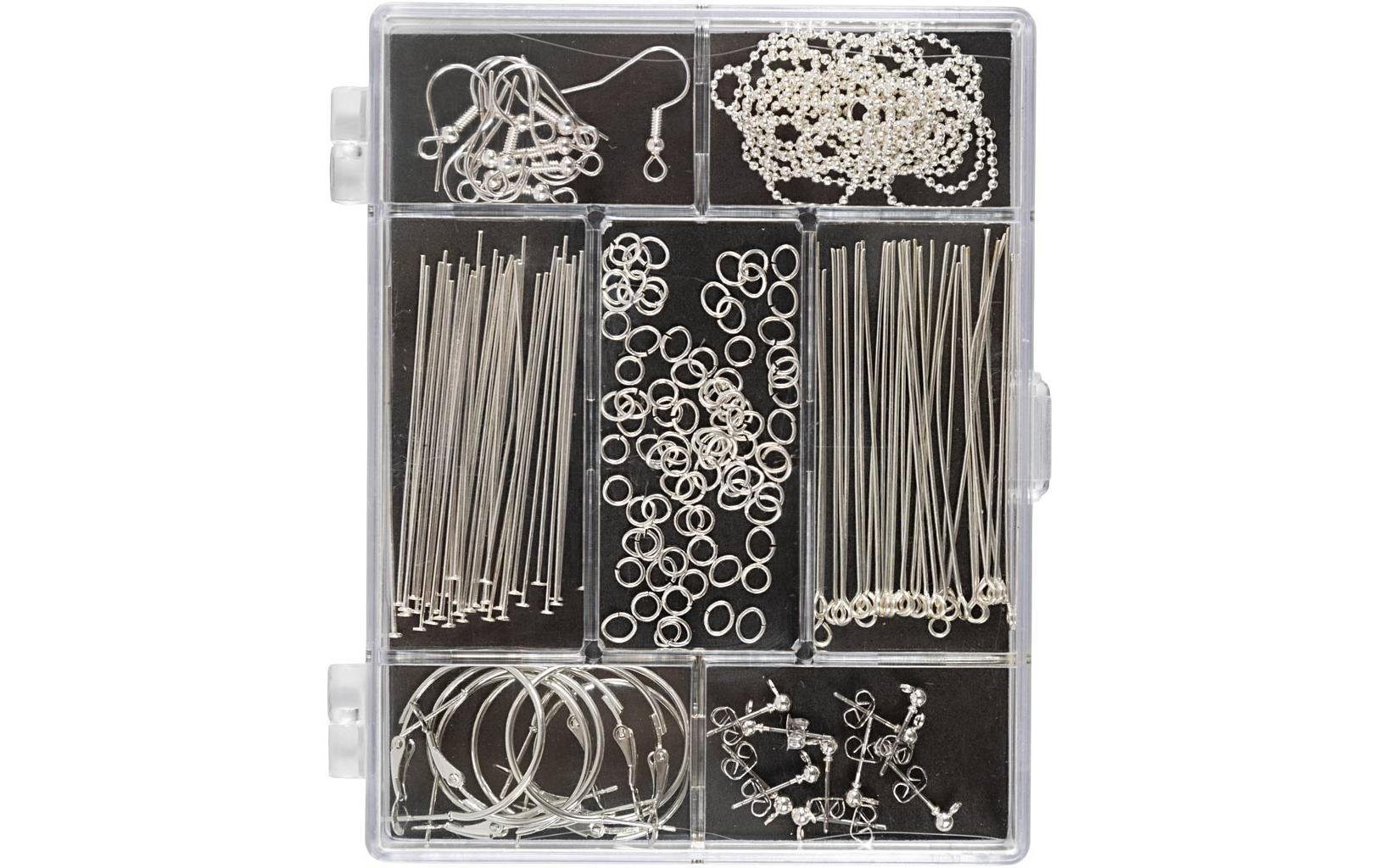 Creativ Company Starterset – Schmuck-Set, Silber