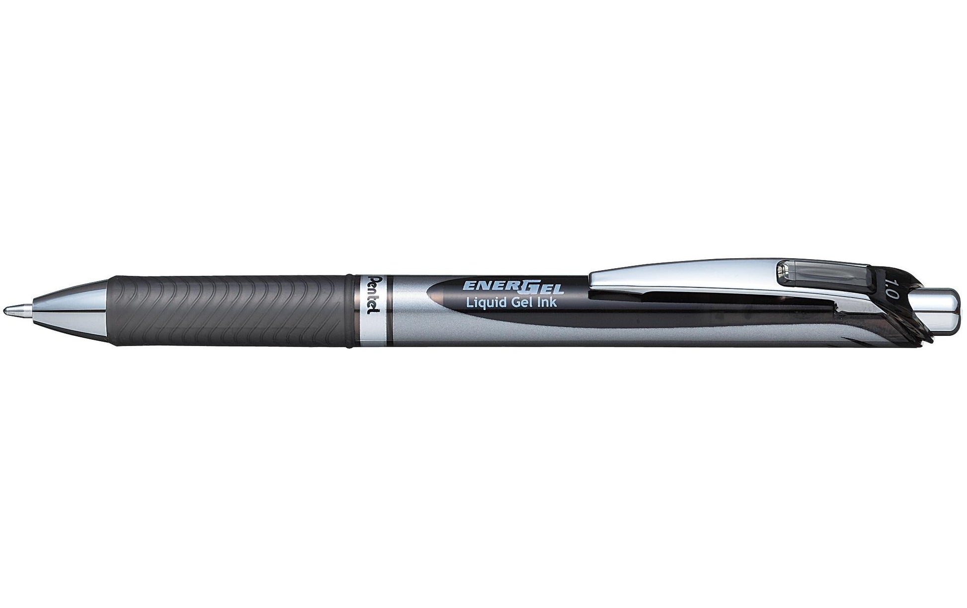 Pentel EnerGel BL80 – Tintenroller, schnelltrocknend, Druckmechanik, 0,5 mm, schwarz