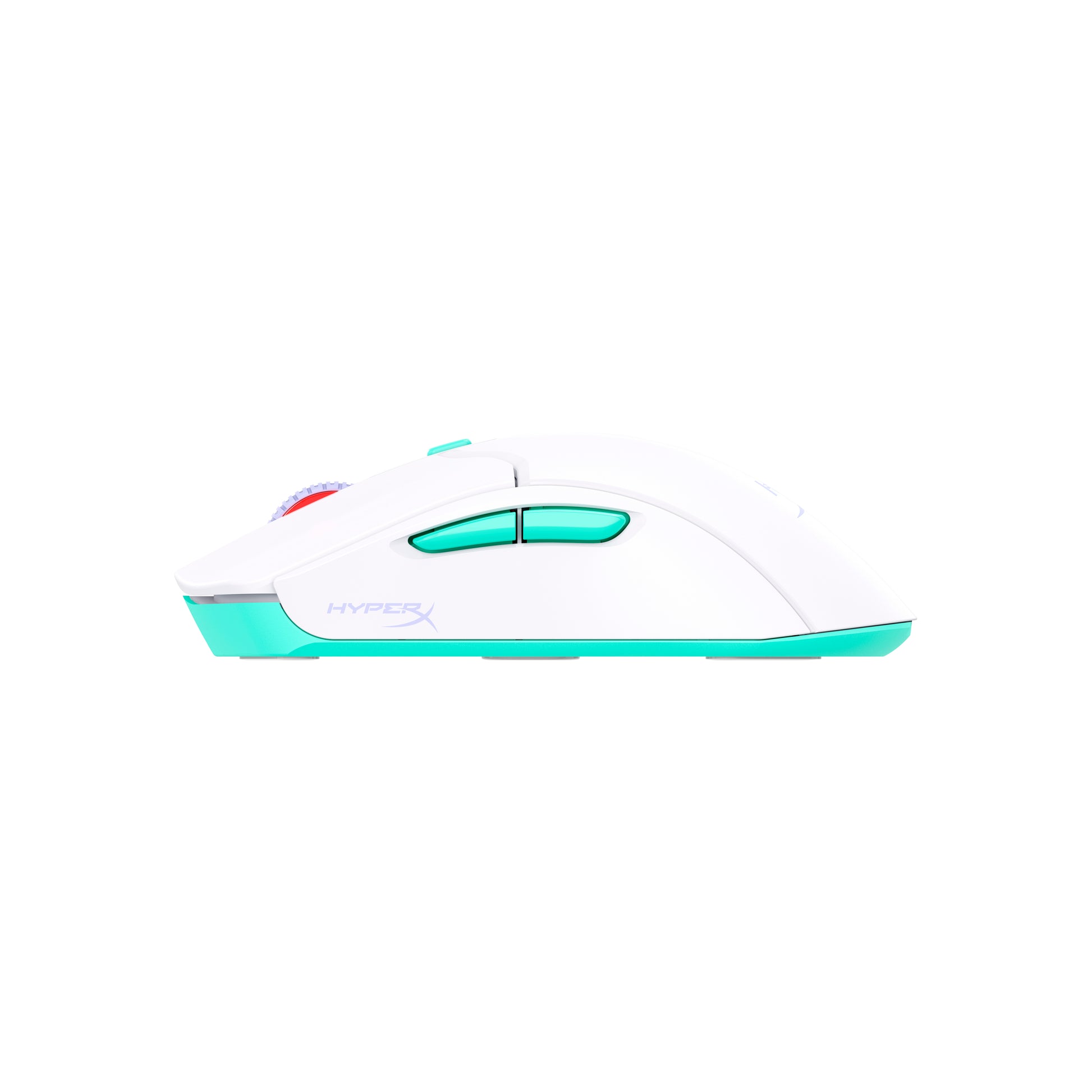 HyperX Pulsefire Haste 2 Core Gaming-Maus – kabellos, 1'000 Hz, 6 Tasten, für Rechtshänder, Beleuchtung, weiss