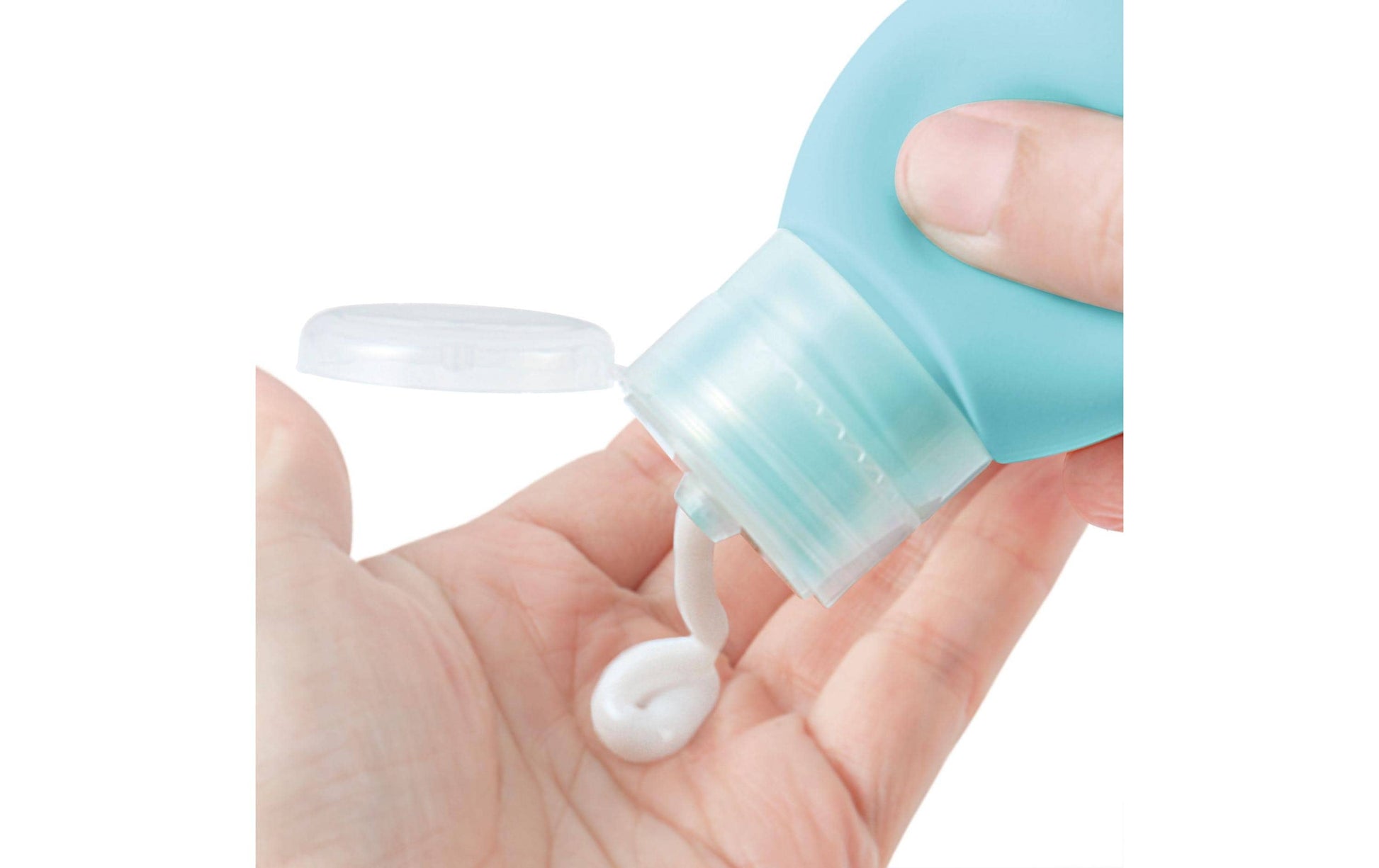 Diaqua Kosmetikflaschen – BPA-frei – 59 ml, 45×80 mm – mehrfarbig – Silikon – 3 Stk.
