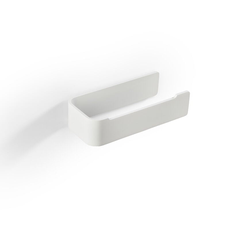 Zone Denmark Ume – Toilettenpapierhalter – Aluminium, weiss, wandmontiert, 7,6 × 16,4 × 4 cm