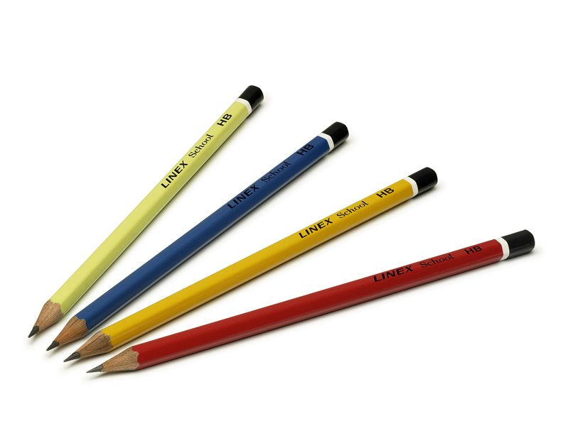 Linex WBP100 Bleistift HB, farbig sortiert – 144er-Set