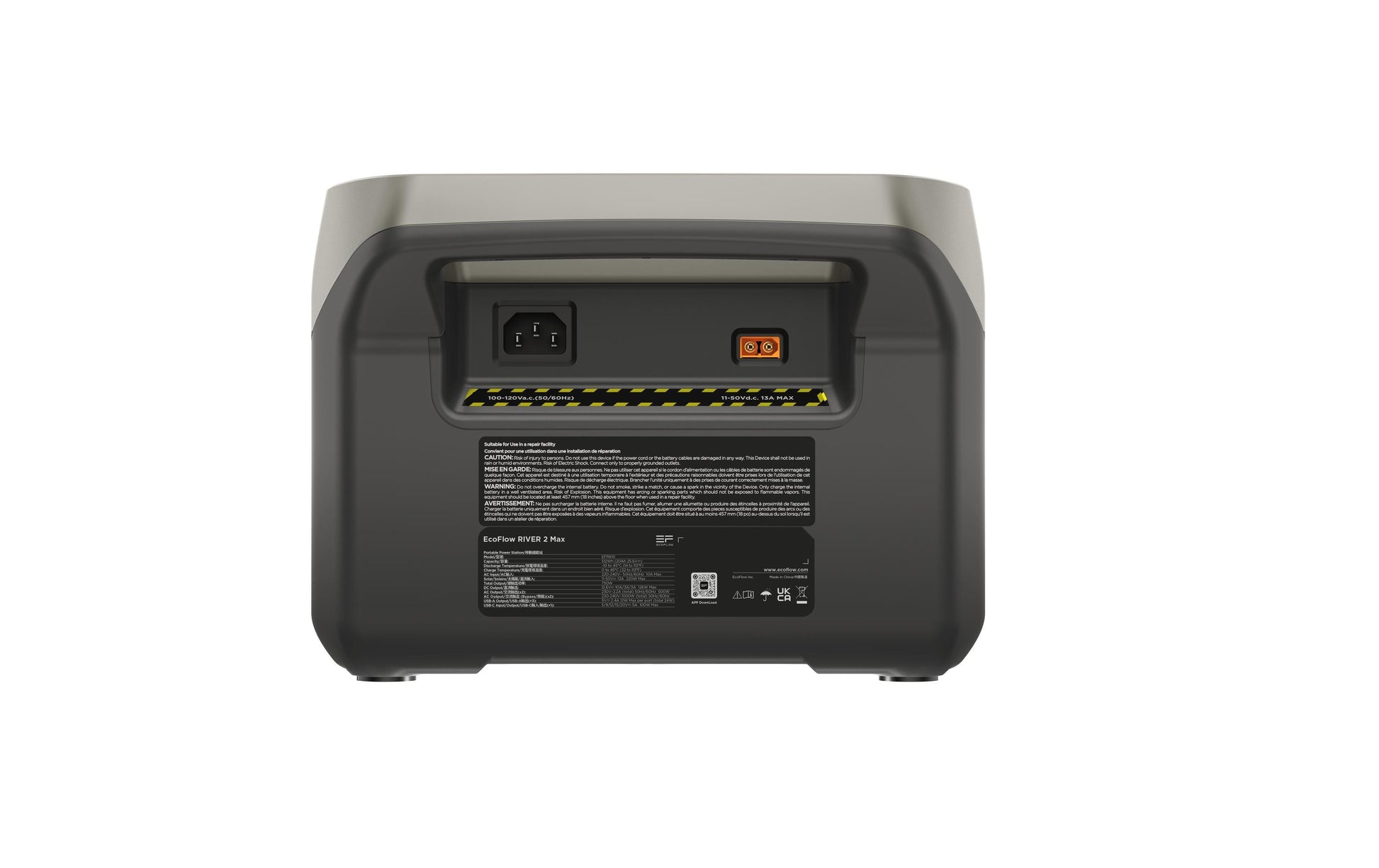 EcoFlow RIVER 2 Max – Powerstation – 512 Wh, LiFePO4