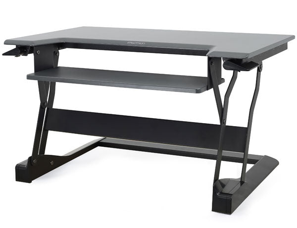Ergotron WorkFit-T – Stehtisch – Schwarz – Höhenverstellbar