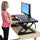 Ergotron WorkFit-T – Stehtisch – Schwarz – Höhenverstellbar