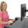 Ergotron WorkFit-T – Stehtisch – Schwarz – Höhenverstellbar