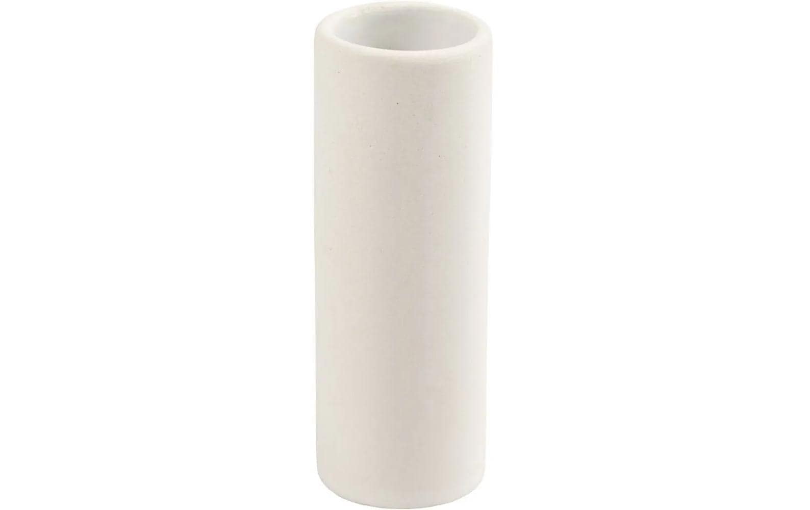 Creativ Company Vase – 11 × 4 cm – Terrakotta, weiss