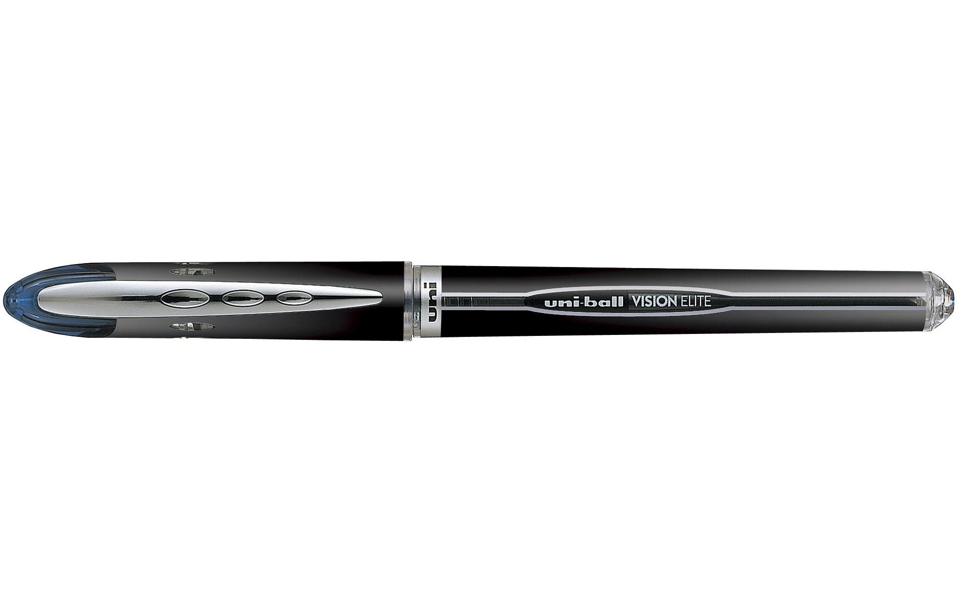 Uni-Ball Vision Elite UB-205 – Tintenroller, 0,5 mm, Schwarz, dokumentenecht, wasserfest, Kunststoff