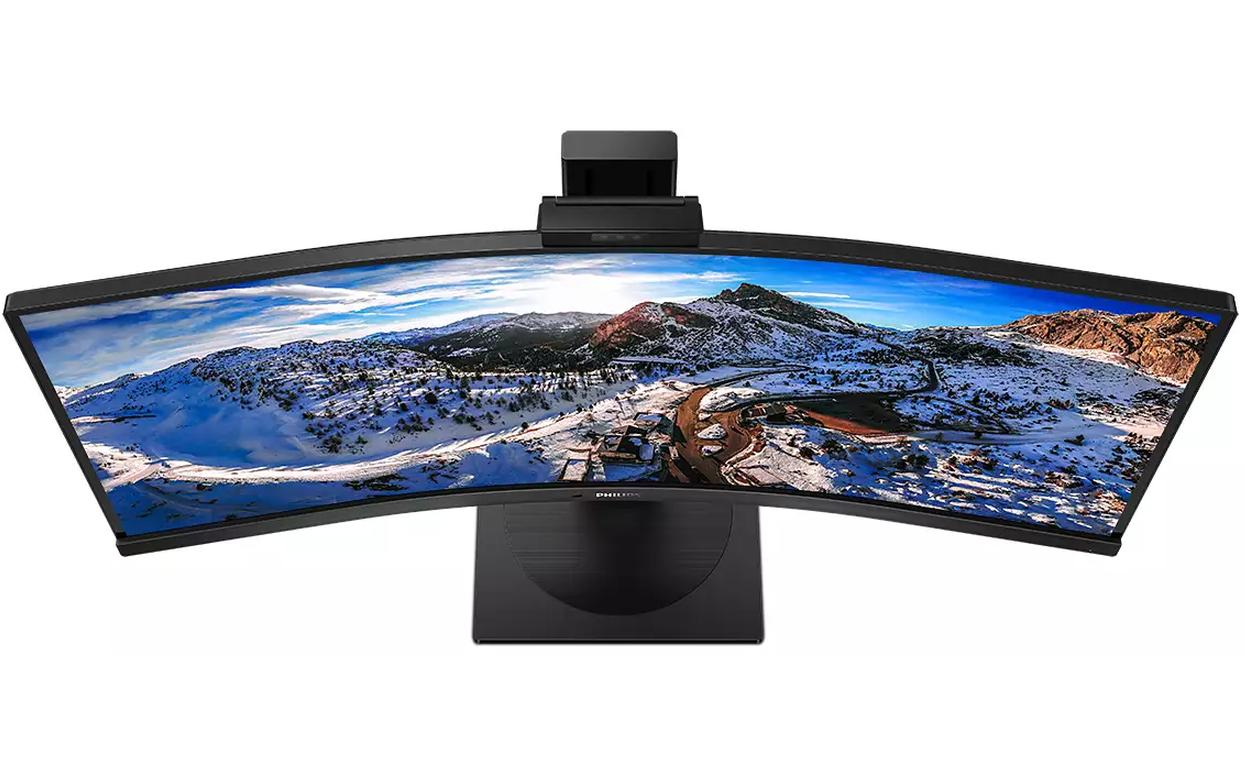 Philips 34B1U5600CH – Monitor, 34", VA, 120 Hz, 350 cd/m², Webcam, USB-C, KVM, VESA 100 × 100, Schwarz