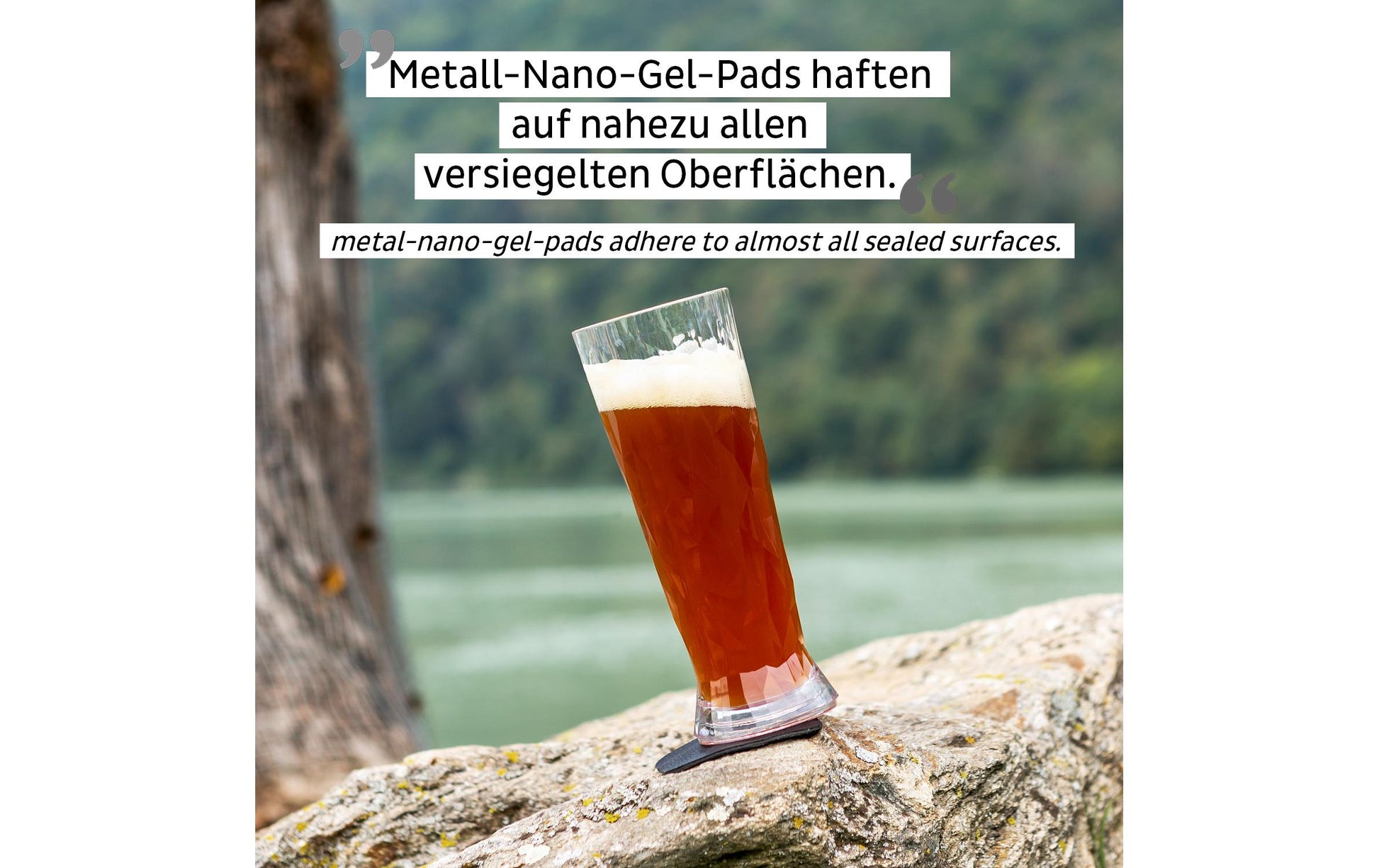 Silwy Bierglas – 0,50 l, Kunststoff, Transparent, 6 Stück