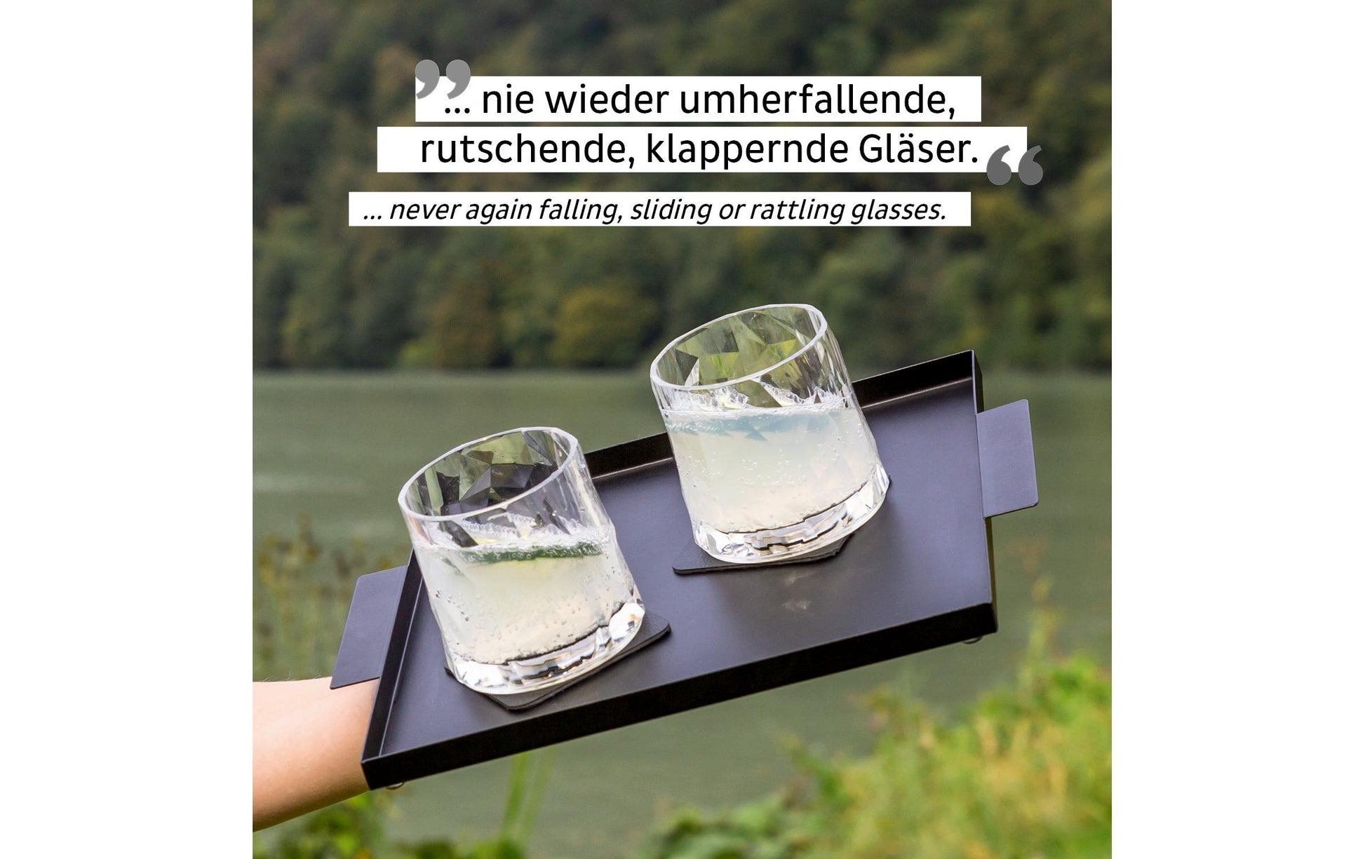 Silwy TUMBLER Glas – 0,25 l, Kunststoff, Transparent, 6 Stück