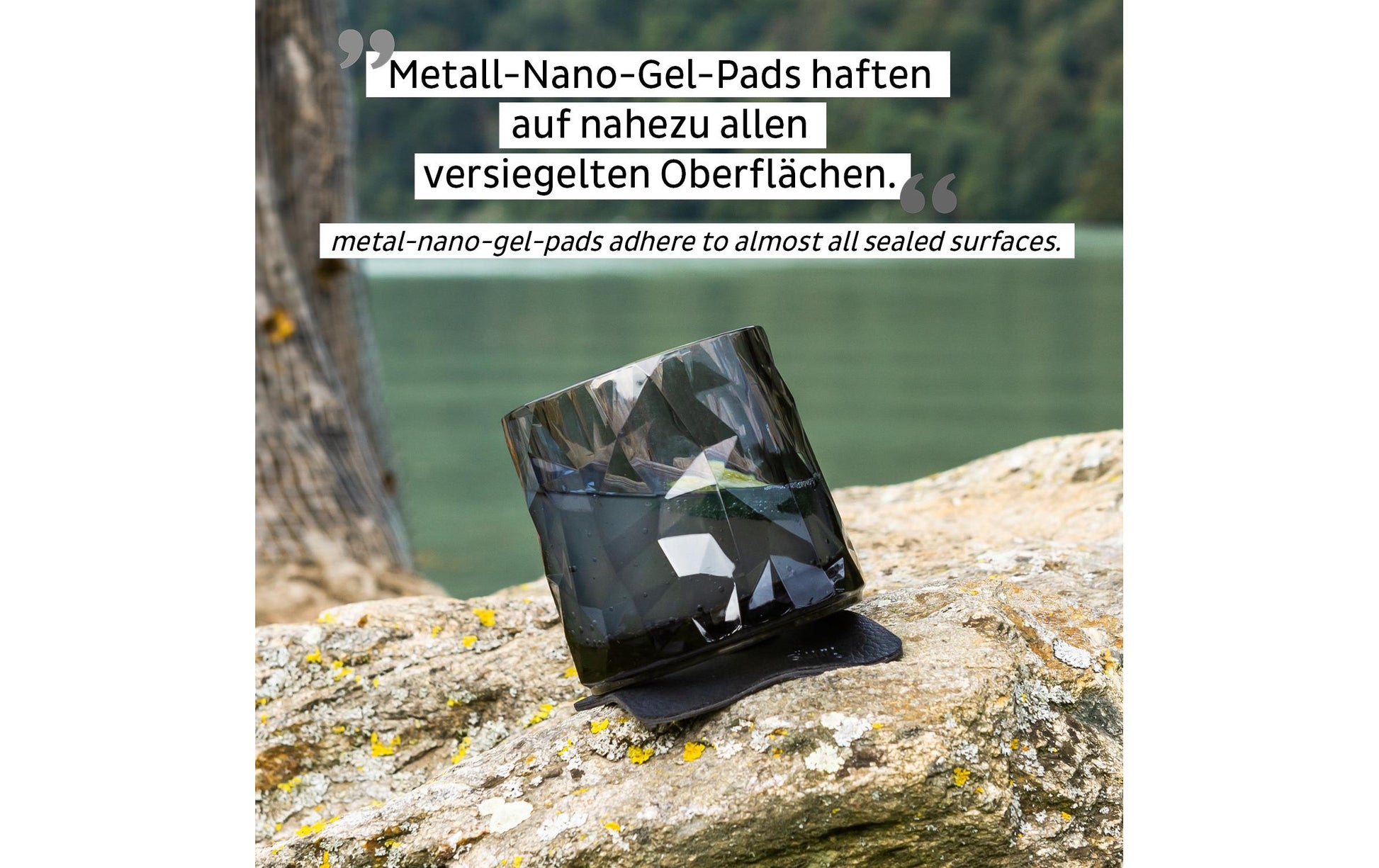 Silwy Glas – 0,25 l, Kunststoff, grau, 6 Stück