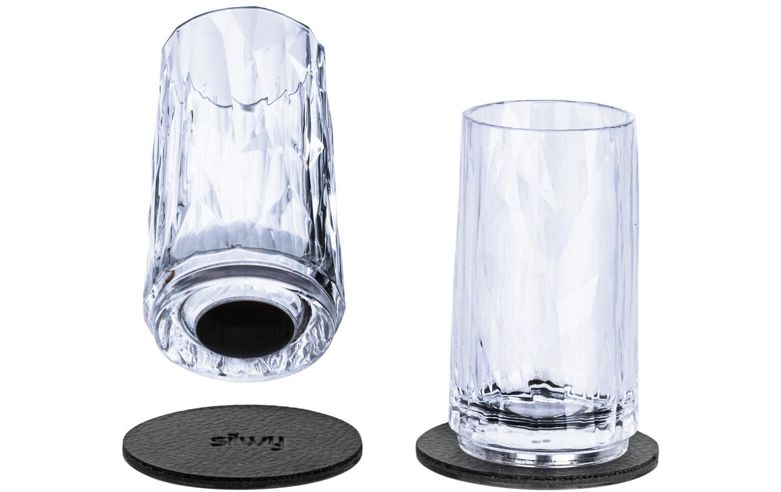 Silwy Shotglas KO-SH-C-2 – 2er Set, 40 ml, Ø 4,0 cm, H 7,0 cm, Kunststoff, Transparent