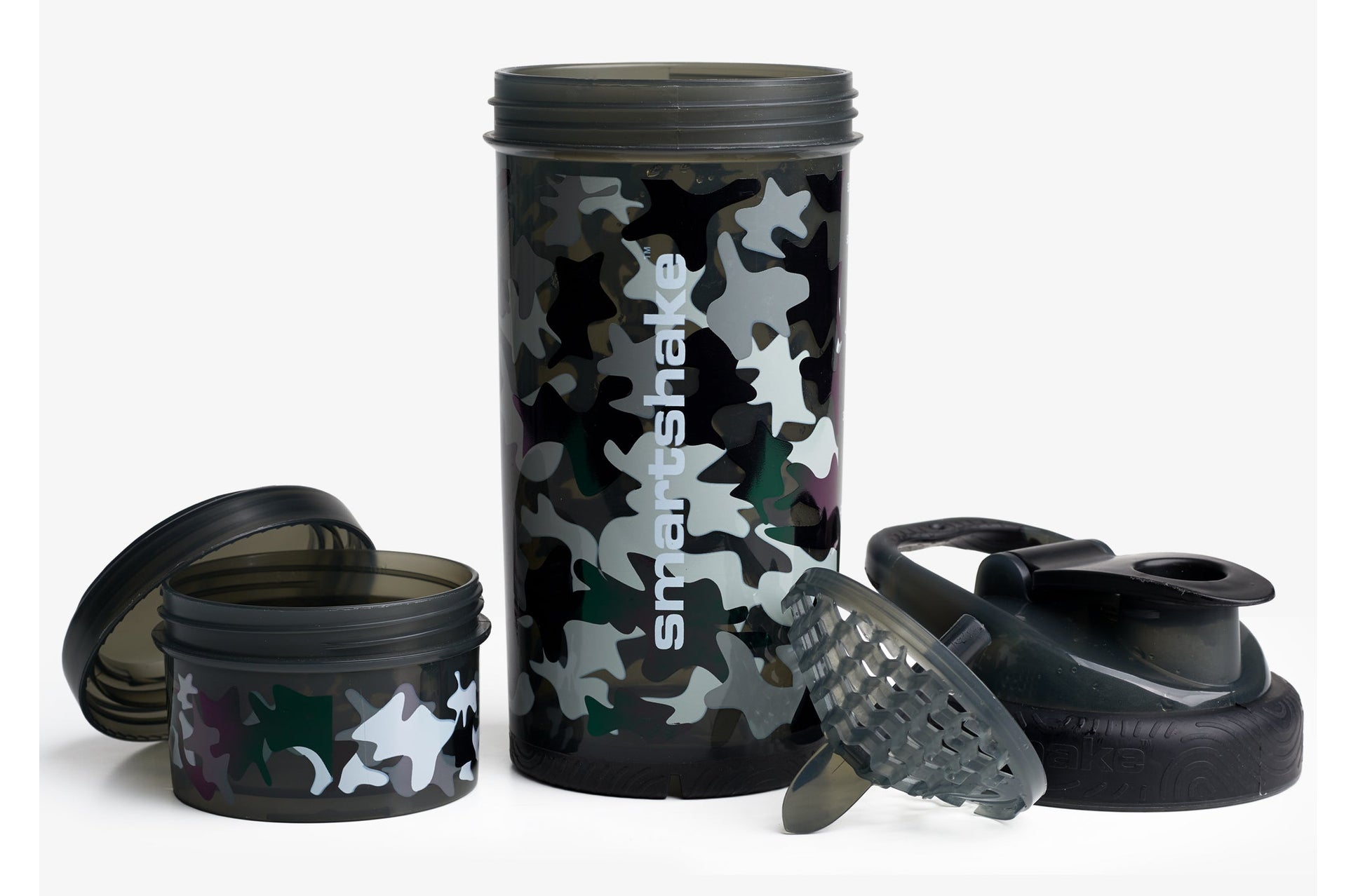 Smartshake Revive Shaker 750 ml – Polypropylen, Sportdeckel, Camouflage