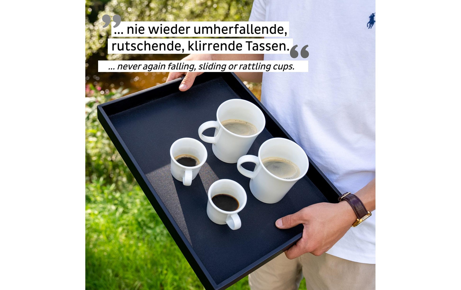 Silwy Espressotasse S070-1404-2-B – 2er Set, 70 ml, Porzellan, Weiss, inkl. 2 Metall-Nano-Gel-Pads