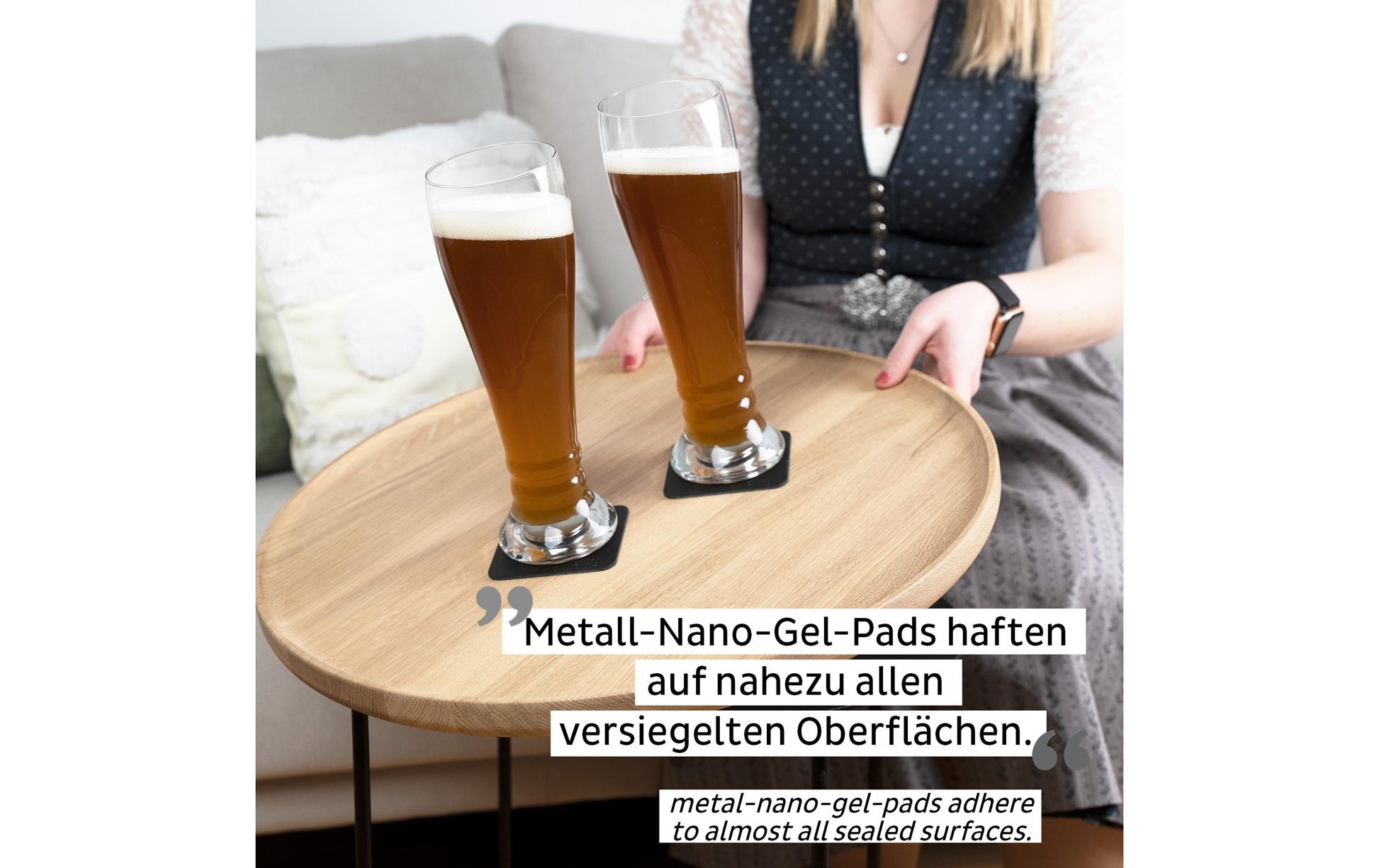 Silwy Bierglas – 500 ml, Ø 7,5 cm, H 25,5 cm, Kristallglas, Transparent