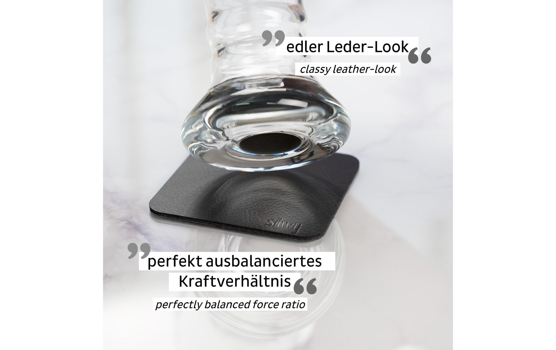 Silwy Bierglas – 500 ml, Ø 7,5 cm, H 25,5 cm, Kristallglas, Transparent