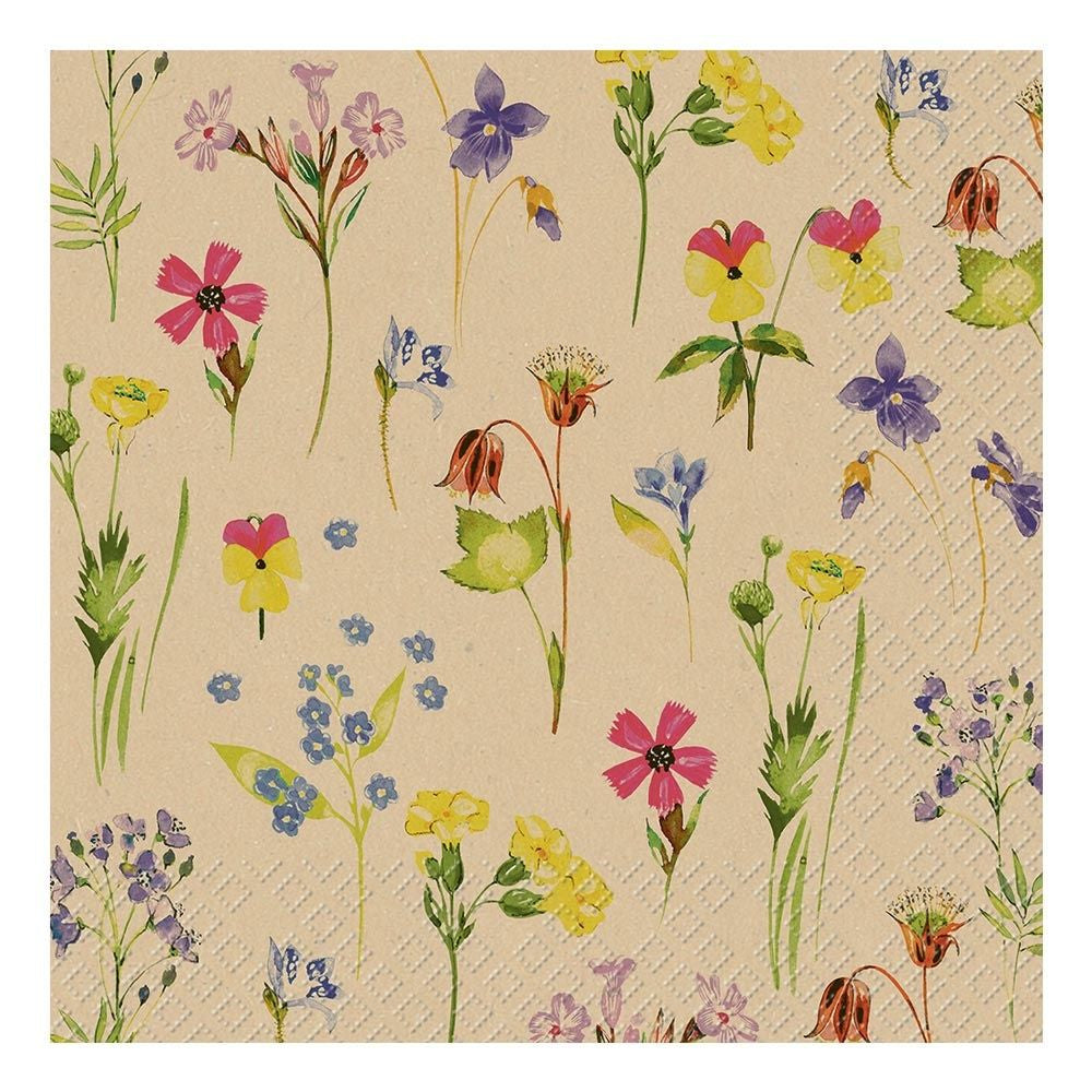 Stewo Servietten Chantal – mehrfarbig – 33 × 33 cm, 3-lagig – 20 Stück