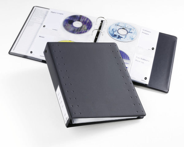 Durable CD-/DVD-Index-Ringbuch für 60 Disks – Polypropylen (PP), 185 × 273 × 55 mm