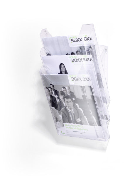 Durable Tischprospekthalter A4 – transparent – COMBIBOXX