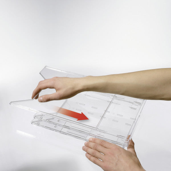 Durable Tischprospekthalter A4 – transparent – COMBIBOXX
