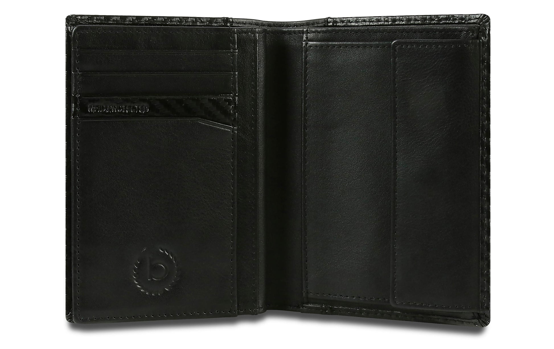Bugatti cases Bugatti – Hochformatbörse Comet M – RFID-Schutz, Münzfach, 8 Kartenfächer – 90 × 125 × 20 mm – Schwarz – Leder