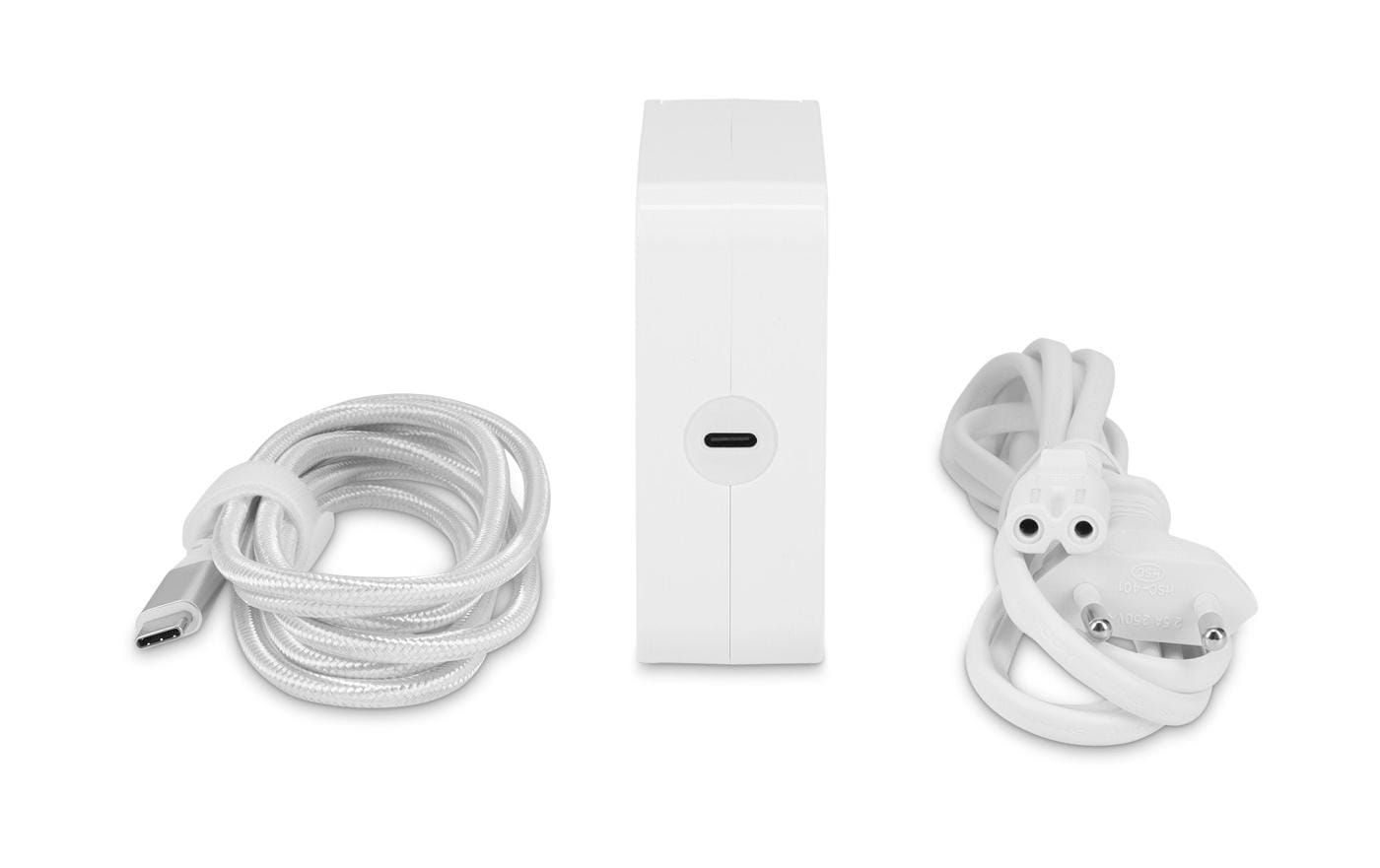 LMP 24700 USB-Ladegerät 140 W – USB-C×1, PD 3.0, GaN – EU-Stecker (Typ C) – für Apple-Laptops, Weiss