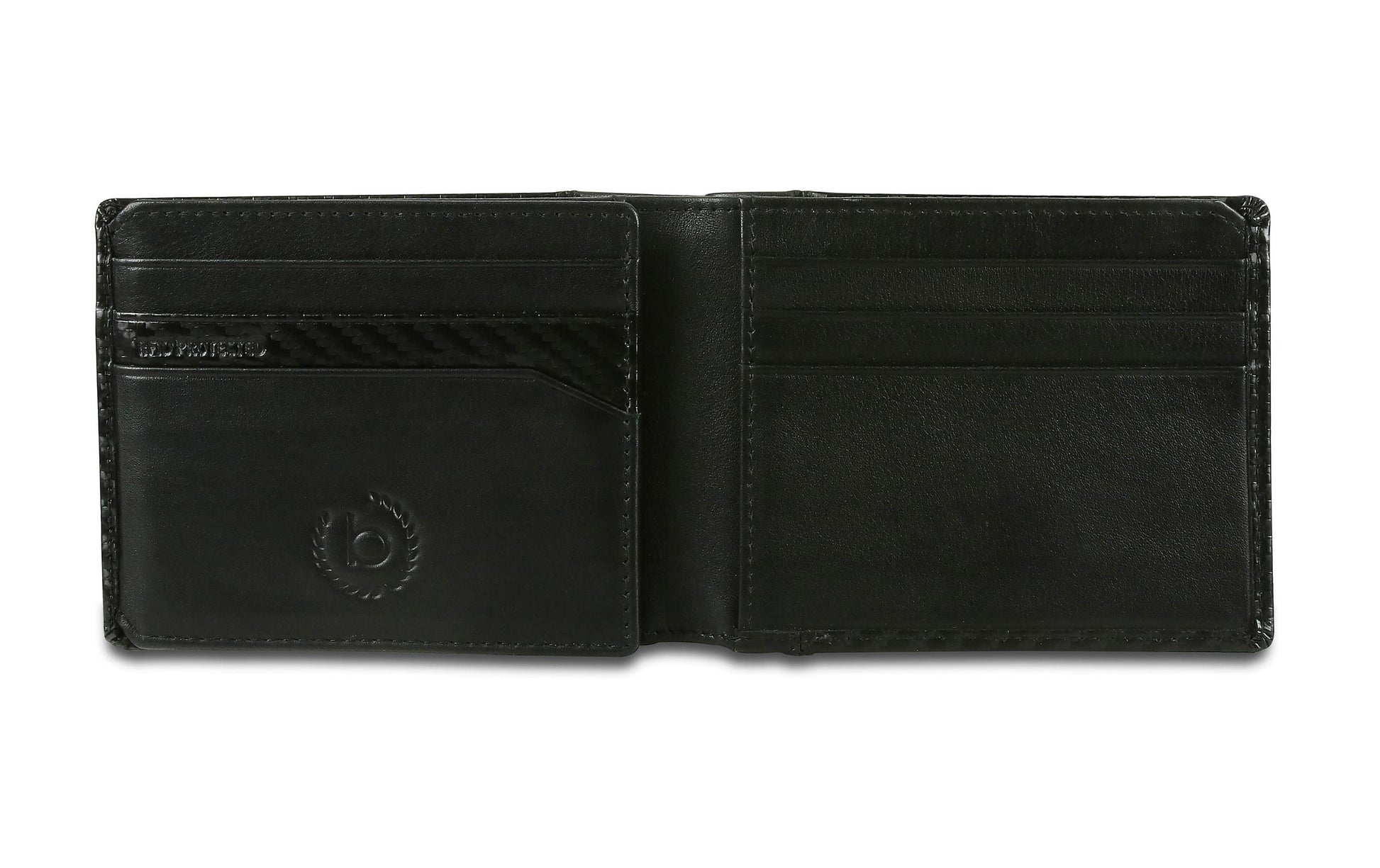 Bugatti cases Bugatti – Kartenetui Comet – RFID-Schutz – 115×85×15 mm – Schwarz, Leder, 14 Kartenfächer