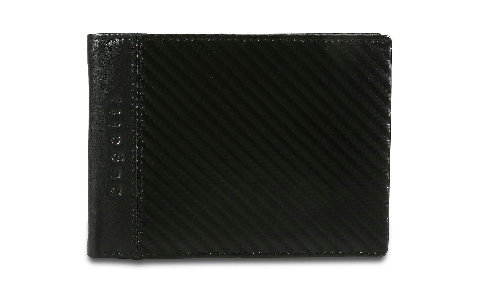 Bugatti cases Bugatti – Kartenetui Comet – Münzfach, 7 Kartentaschen, RFID-Schutz – 128×95×15 mm – Leder – Schwarz