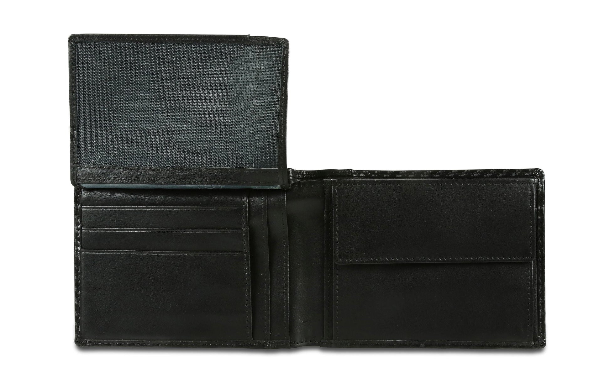 Bugatti cases Bugatti – Kartenetui Comet – Münzfach, 7 Kartentaschen, RFID-Schutz – 128×95×15 mm – Leder – Schwarz