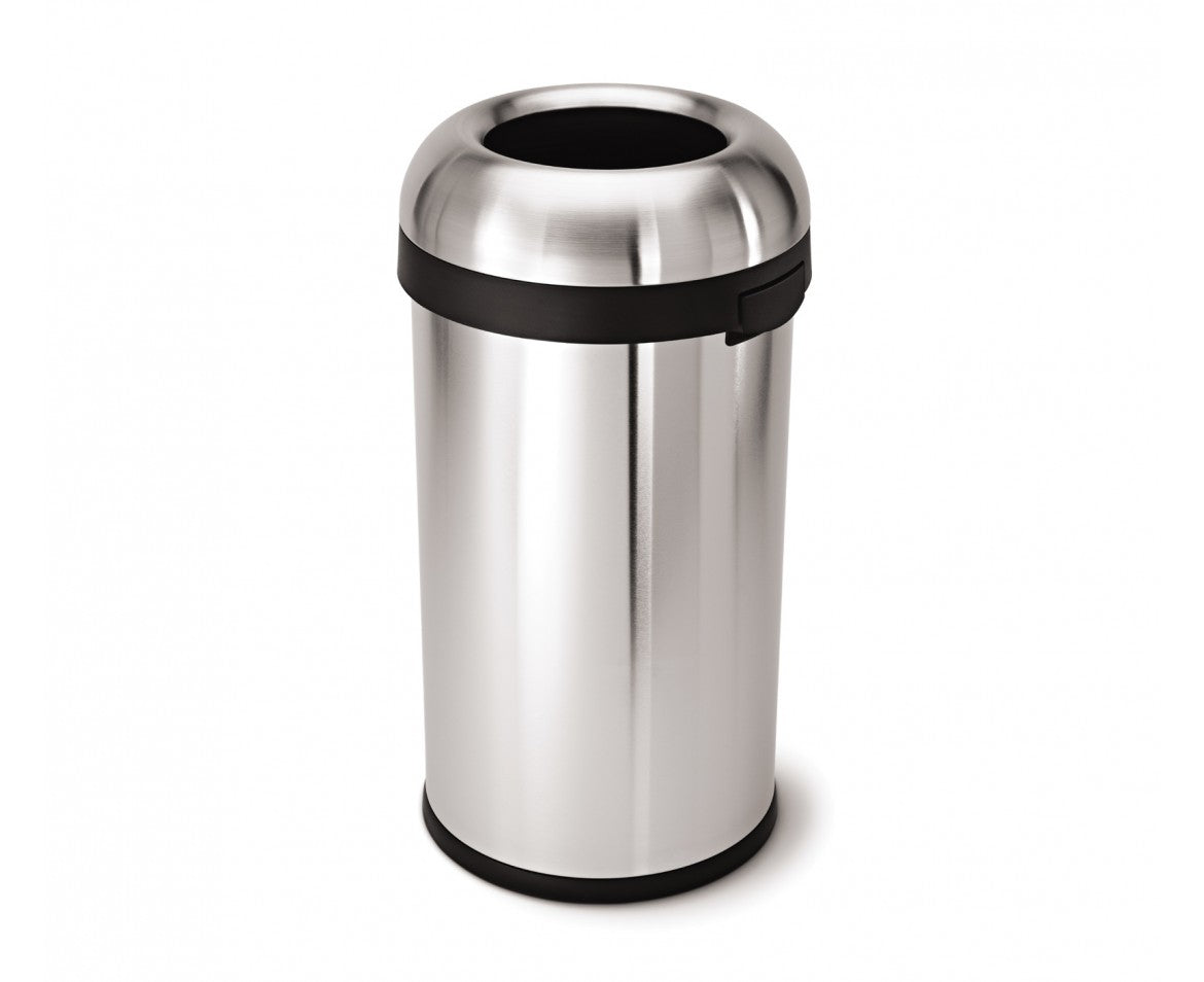 Simplehuman – Papierkorb – 60 l – Edelstahl – Ø 409 × H 757 mm