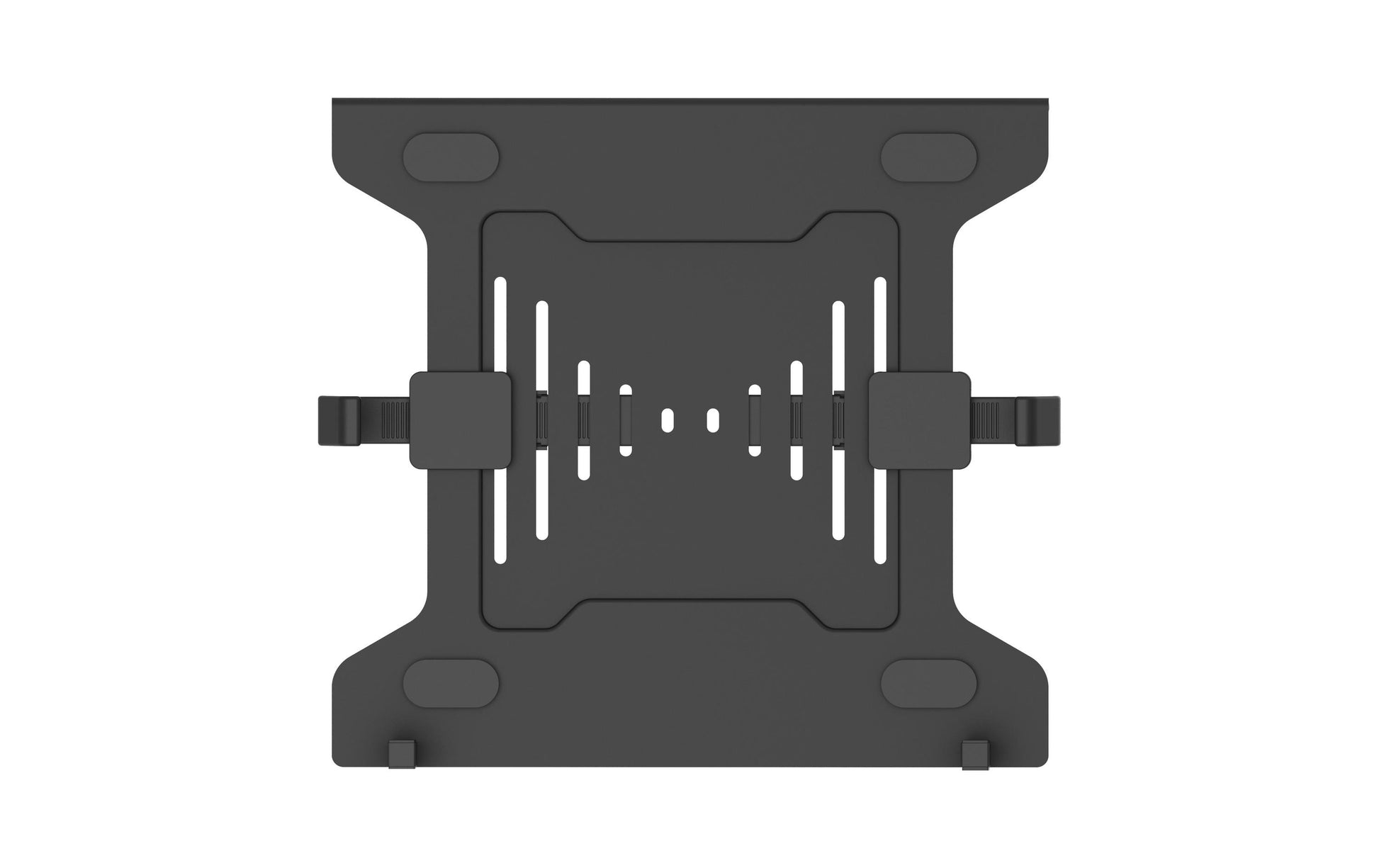 ICY BOX Laptop-Ständer – für Monitorständer mit VESA 75×75/100×100 – Schwarz