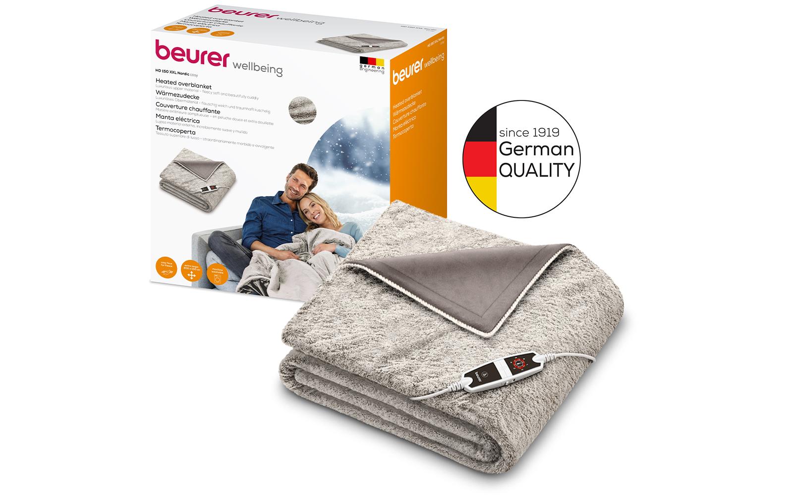 Beurer HD150 XXL Wohndecke – Mikrofaser – 150 × 200 cm – OEKO-TEX Standard 100