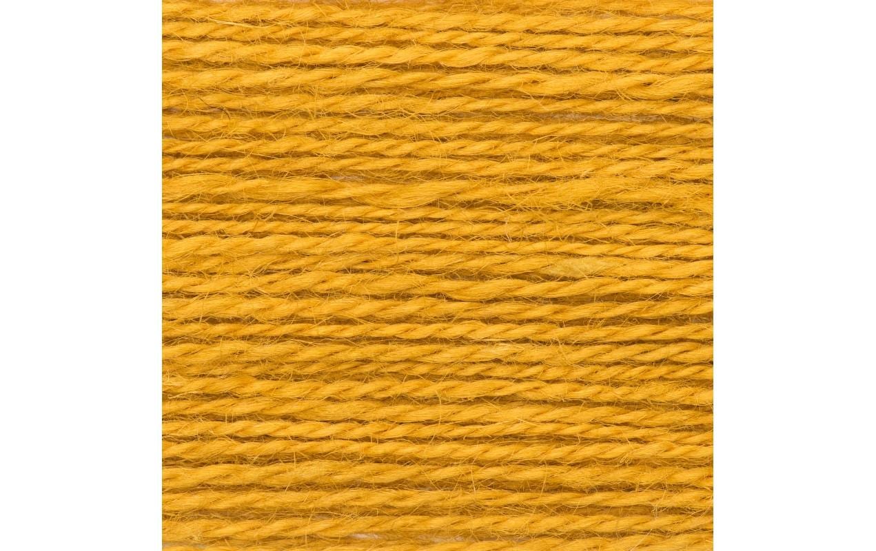 Rico Design Creative Natur Garn Senfgelb – 50 g, 100 m, Nadel 3,5 mm, 100% Hanf, 1 Stk.